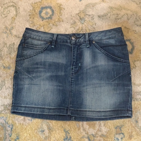 Only,Jean Mini-Skirt,Love the Superb Quality, Mint Condition, Stretch!! Size 29 - Picture 2 of 10